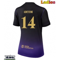 Barcelona Karim Adeyemi #14 Replica Away Shirt Ladies 2026-27 Short Sleeve